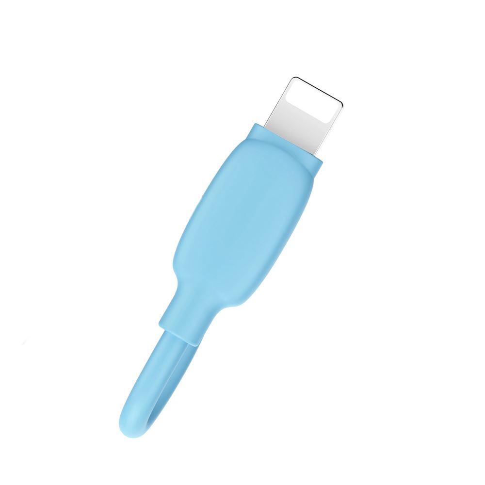 Адаптер-перехідник Baseus 3 в 1 iP Male to Dual iP - 3.5mm Female L51 Синій - Зображення 3