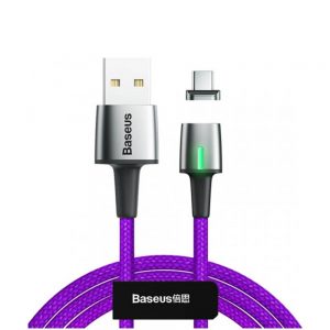 Кабель Baseus Zinc Magnetic USB Type-C 3A 1м Фіолетовий