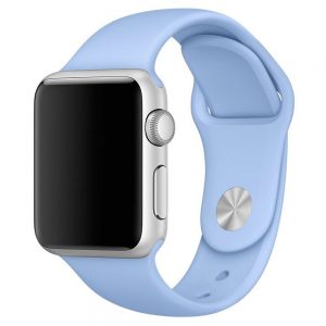Ремінець силіконовий для Apple watch 38mm / 40mm (Бузковий / Lilac)