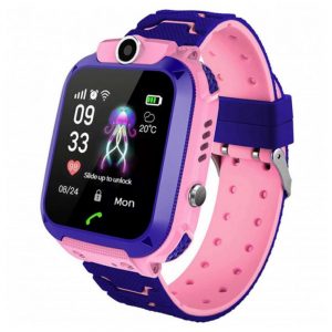 Дитячий розумний годинник з GPS трекером 4G Smart Baby Watch Q20 (Waterproof) Рожевий