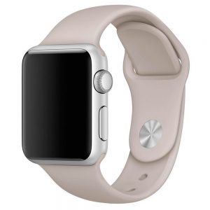 Ремінець силіконовий для Apple watch 38mm / 40mm (Сірий / Fog)
