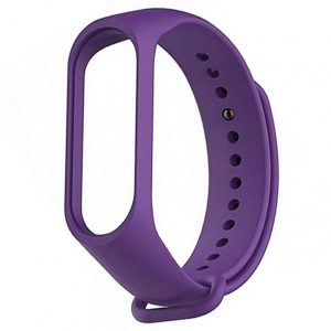 Ремінець силіконовий для фітнес-браслета Xiaomi Mi Band 2 Фіолетовий