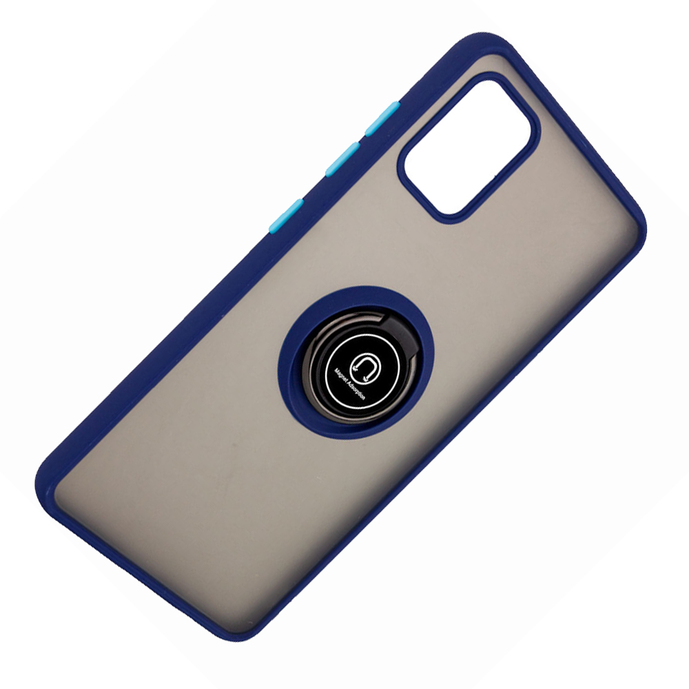 Чохол TPU+PC Deen ColorEdgingRing під магнітний тримач для Samsung Galaxy A31 (Синій) - Зображення 2