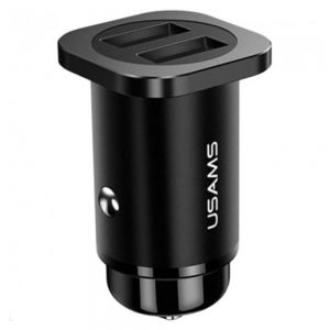 Автомобільний зарядний пристрій Usams С7 QC (2USB/4.8A) Чорний