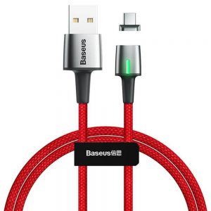 Кабель Baseus Zinc Magnetic USB Type-C 2A 2м Червоний