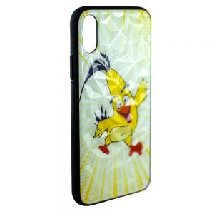 Чохол Crazy Prism для iPhone X/XS Angry Birds (#2 Чак)