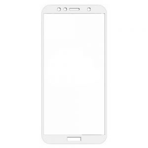 Захисне скло для HUAWEI Y6 (2018) Full Glue (0.3 мм, 2.5D, білий)