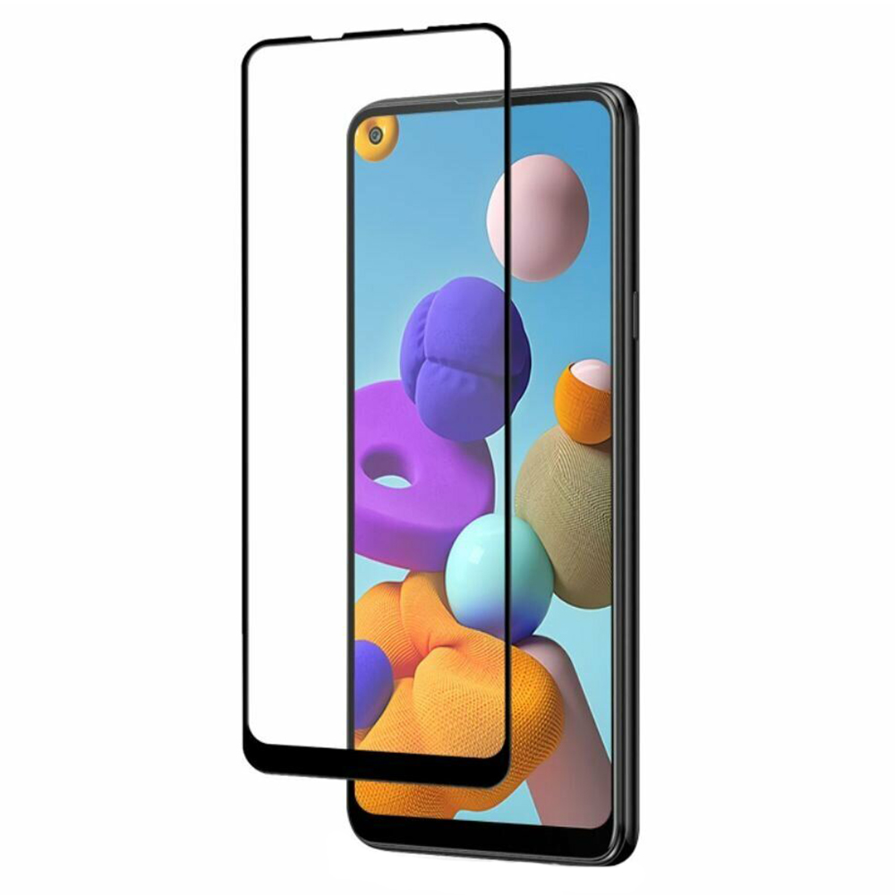 Захисне скло для HUAWEI P40 Lite E (0.3 мм, 4D ARC чорний) Люкс - Зображення 4