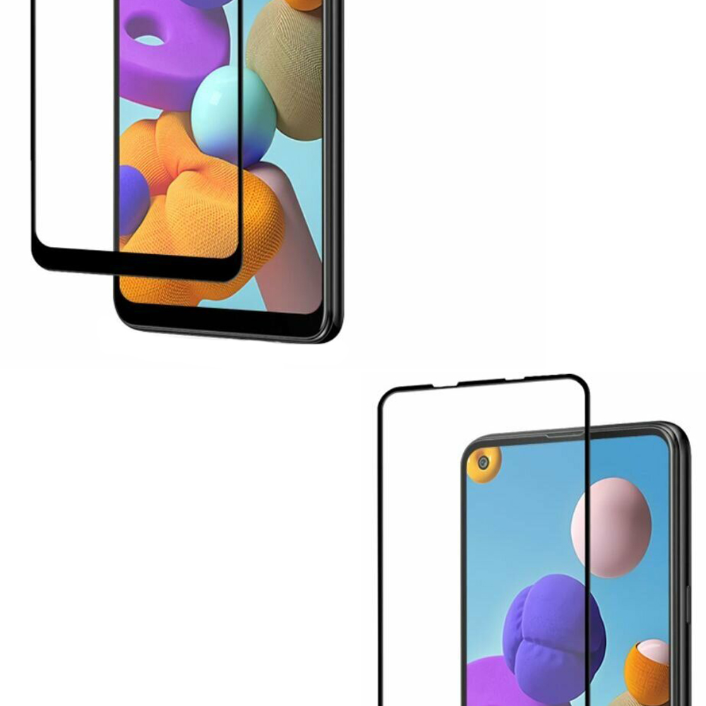 Захисне скло для HUAWEI P40 Lite E (0.3 мм, 4D ARC чорний) Люкс - Зображення 3