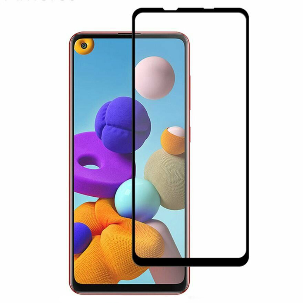 Захисне скло для HUAWEI P40 Lite E (0.3 мм, 4D ARC чорний) Люкс