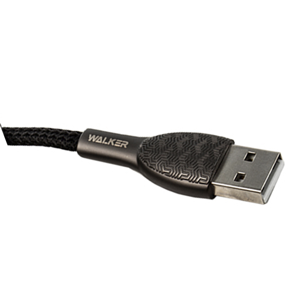 Кабель USB WALKER C910 iPhone 5 Чорний - Зображення 2
