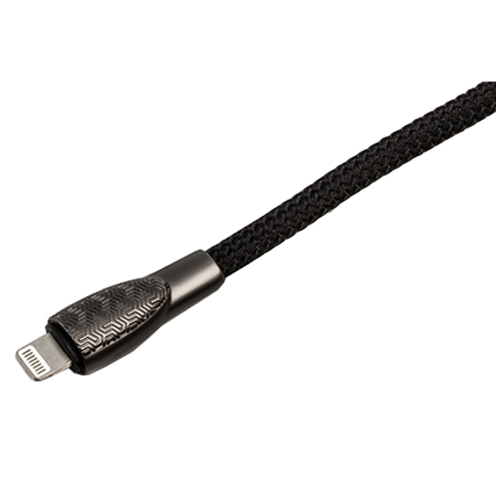 Кабель USB WALKER C910 iPhone 5 Чорний - Зображення 3