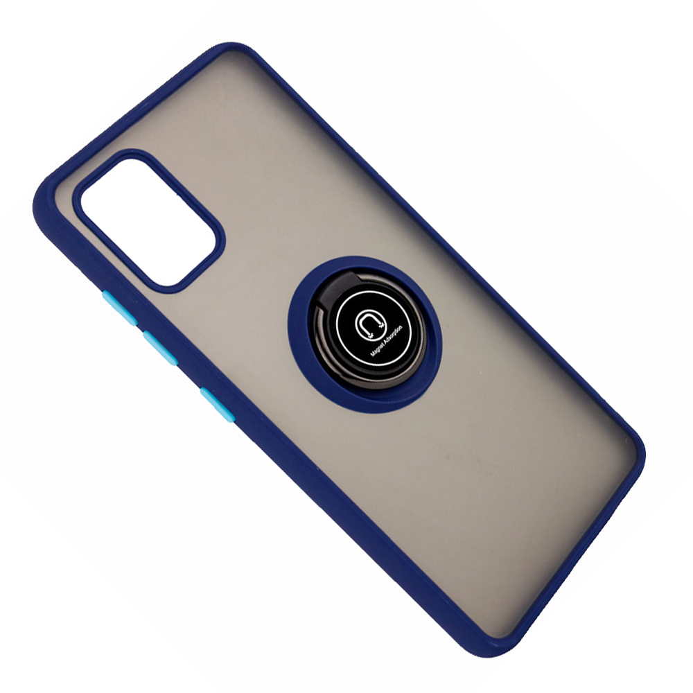 Чохол TPU+PC Deen ColorEdgingRing під магнітний тримач для Samsung Galaxy A31 (Синій) - Зображення 3