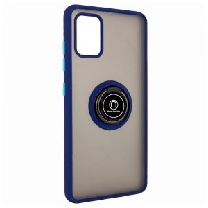Чохол TPU+PC Deen ColorEdgingRing під магнітний тримач для Samsung Galaxy A31 (Синій)