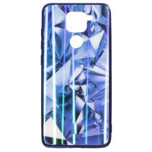 Чохол скляний Chrome Matte Logo для Xiaomi Redmi 10 Лаванда