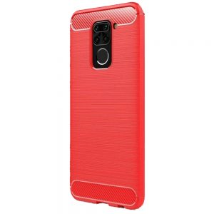 Чохол Carbon для Xiaomi Redmi Note 9 Червоний
