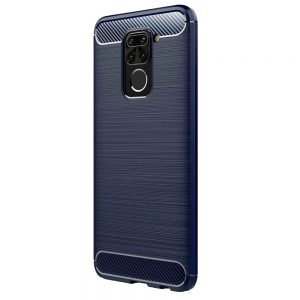 Чохол Carbon для Xiaomi Redmi Note 9 Синій