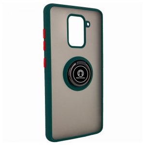 Чохол Deen Color Edging Ring магнітний тримач для Xiaomi Redmi Note 8T (Чорний)