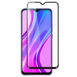 Захисне скло для Xiaomi Redmi 9/9A/9C Full Glue (0.25 мм, 2.5D, чорний) Люкс