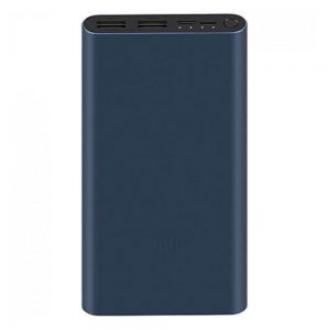 Портативний акумулятор Xiaomi Power Bank 3 (2USB + Type-C) 10000 мАг Чорний / Синій