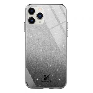 Чохол скляний Swarovski для Apple iPhone 11 Pro (5.8") Чорний