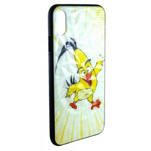 Чохол Crazy Prism для iPhone XS Max Angry Birds (#2 Чак)
