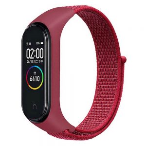 Ремінець Nylon для Xiaomi Band 3/4 Червоний