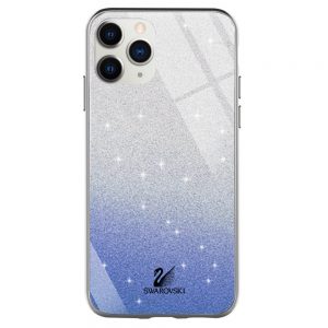 Чохол скляний Swarovski для Apple iPhone 11 Pro (5.8") Синій