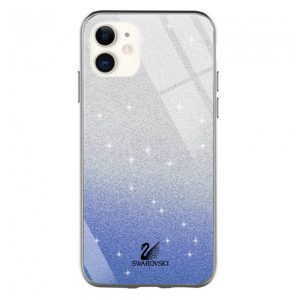 Чохол скляний Swarovski для Apple iPhone 11 (6.1") Синій