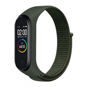 Ремінець Nylon для Xiaomi Band 3/4 Зелений