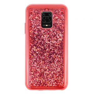 Чохол TPU+PC Sparkle (glitter) для Xiaomi Redmi Note 9s / Note 9 Pro / Note 9 Pro Max (Червоний)