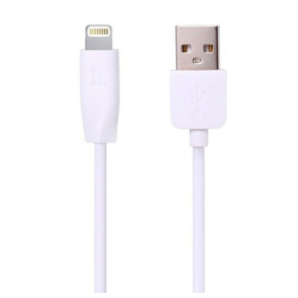 Кабель USB Hoco X1 Rapid Lightning Білий 1м
