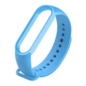 Ремінець силіконовий для фітнес-браслета Xiaomi Mi Band 3/4 Бірюзовий