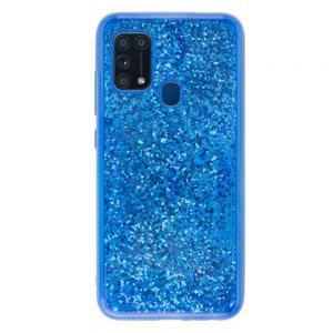 Чохол TPU+PC Sparkle (glitter) для Samsung Galaxy M31 (Синій)