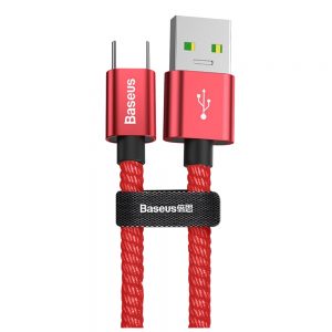 Кабель Baseus Double Fast Charging USB Type-C 5A 1м Червоний