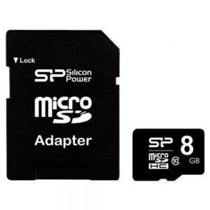 Карта пам'яті SiliconPower Elite microSDHC (UHS-1) 8Gb class 10 (адаптер SD)