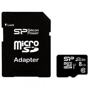 Карта пам'яті SiliconPower Elite microSDHC (UHS-1) 8Gb class 10