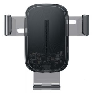Автомобільний тримач з бездротовою зарядкою Baseus Explore Gravity Car Mount (15W) Чорний