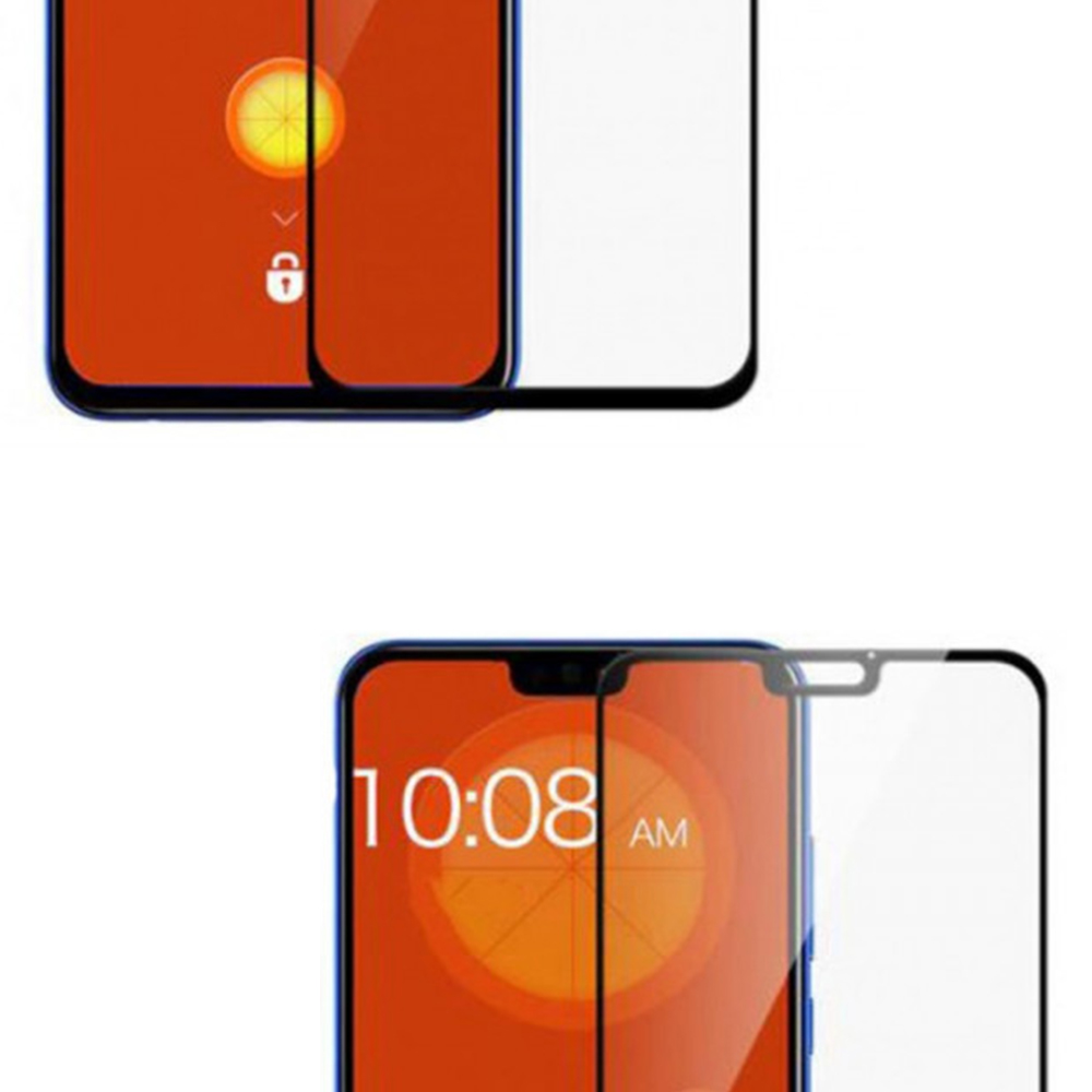 Захисне скло для HUAWEI Honor 8X (2018) Full Glue Anti-Spy (0.3 мм, 2.5D, чорний) - Зображення 2
