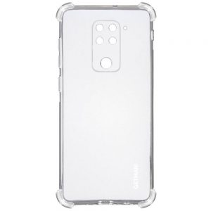Чохол GETMAN Ease logo посилені кути для Xiaomi Redmi Note 9s / Note 9 Pro / Note 9 Pro Max Прозорий