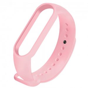 Ремінець силіконовий для фітнес-браслета Xiaomi Mi Band 3/4 Персиковий