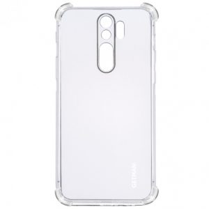Чохол GETMAN Ease logo посилені кути для Xiaomi Redmi 9 Прозорий