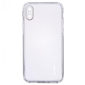 Чохол GETMAN Ease logo посилені кути для Apple iPhone X / XS (5.8") Прозорий