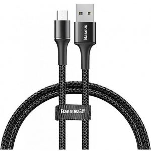 Кабель Baseus Cafule USB Micro 2.4A 0.5м Чорний