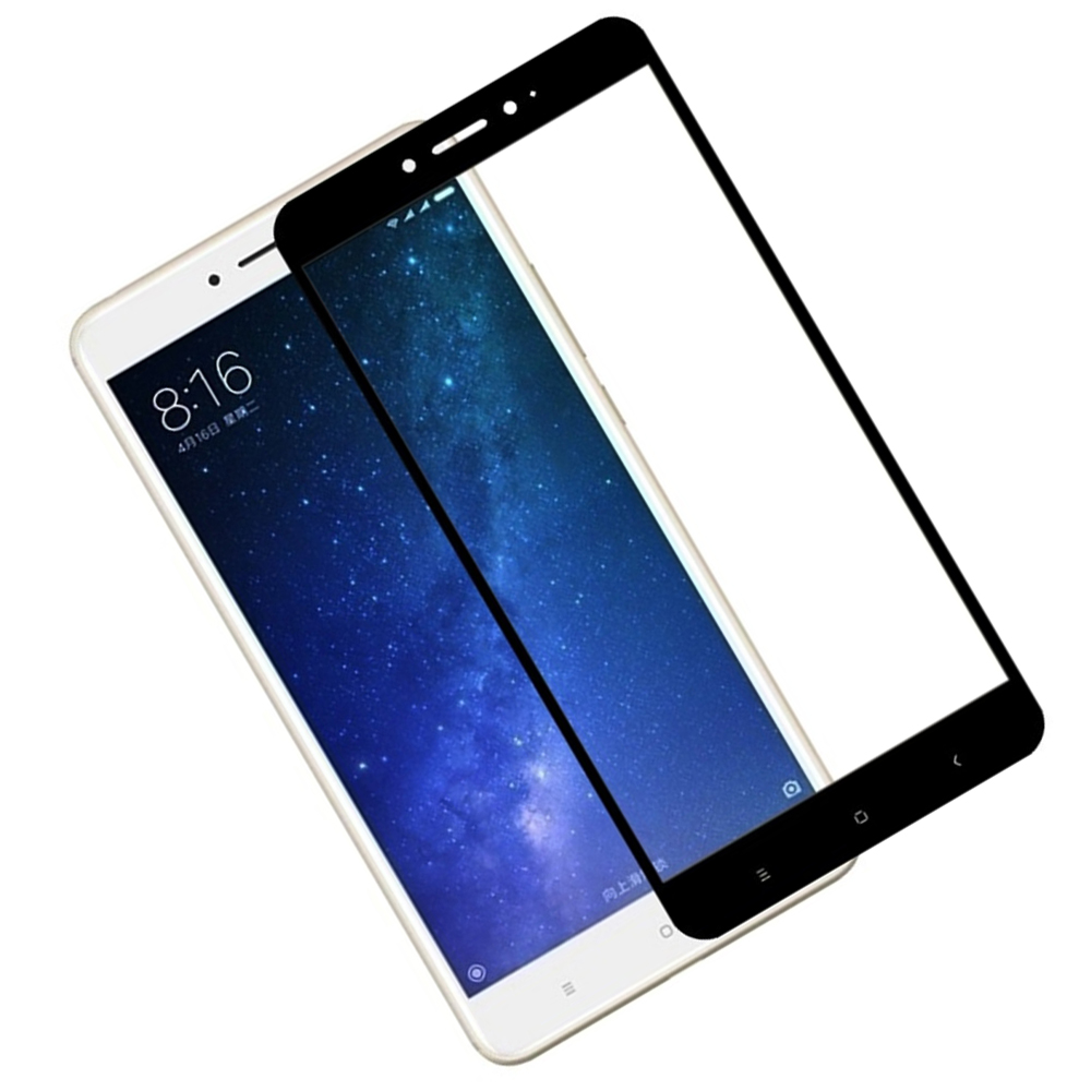Захисне скло для XIAOMI Mi Max 2 (0.3 мм, 2.5D, Full Screen, чорний) - Зображення 4