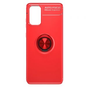 Чохол Deen ColorRing під магнітний тримач (opp) для Samsung Galaxy M51 (Червоний / Червоний)