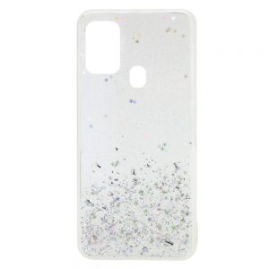Чохол Star Glitter для Samsung Galaxy A21s (Прозорий)