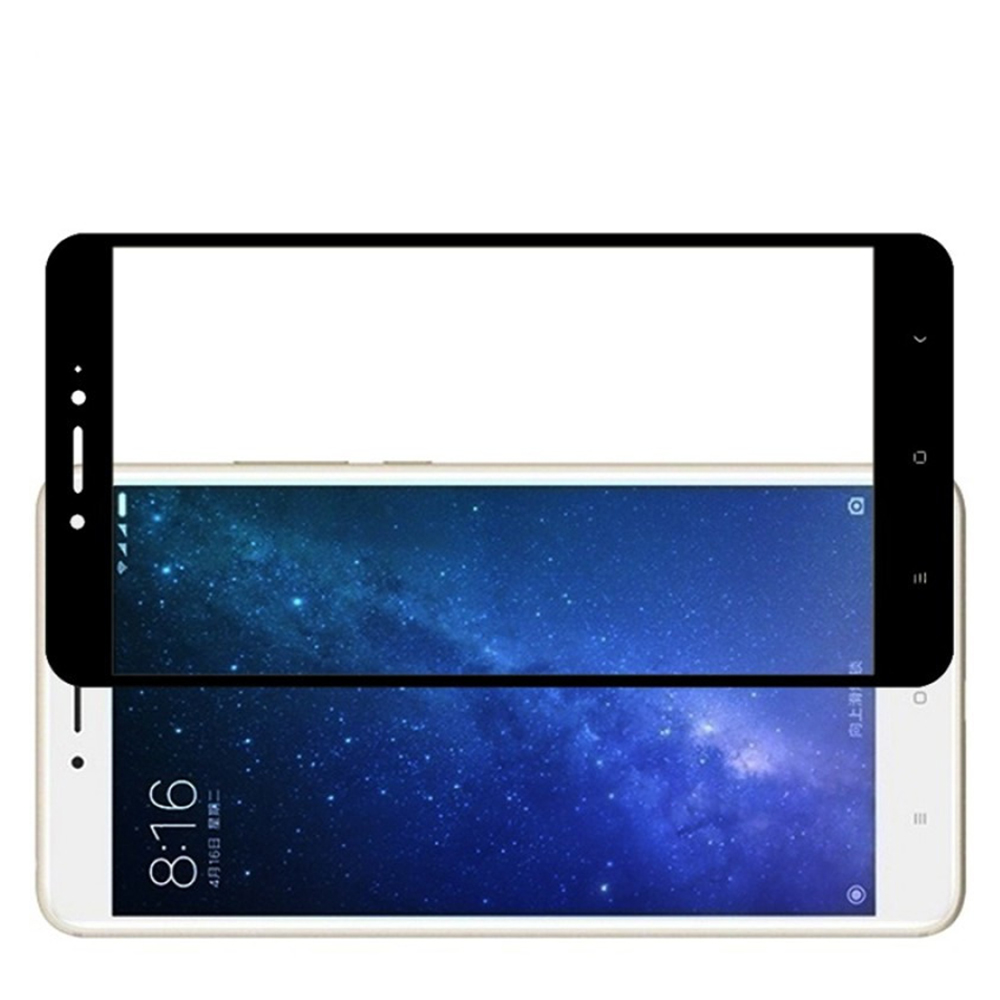 Захисне скло для XIAOMI Mi Max 2 (0.3 мм, 2.5D, Full Screen, чорний) - Зображення 3
