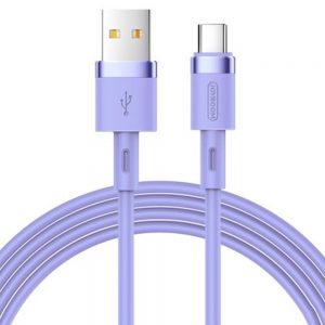 Кабель USB Joyroom Silicone S-1224N2 Type-C 1m 2.4A Фіолетовий