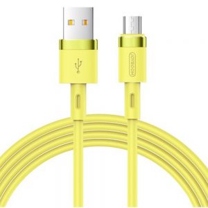 Кабель USB Joyroom Silicone S-1224N2 microUSB 1m 2.4A Жовтий